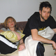 Hayter with his former ex-girlfriend Peterman.